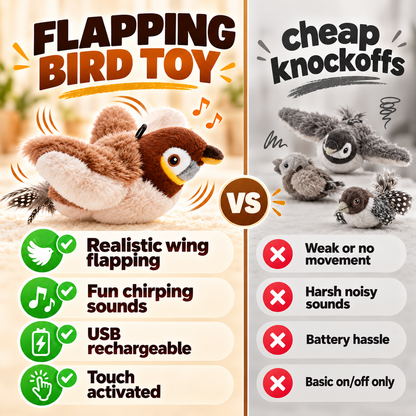 🔥 BLACK FRIDAY EARLY ACCESS — 69% OFF 🐱 Interactive Flapping Cat Toy - Turn Bored Cats Into Happy Little Hunters