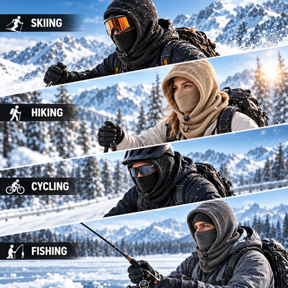 🔥 BLACK FRIDAY EARLY ACCESS — 69% OFF❄️ 3-in-1 Thermal Fleece Balaclava Hood – Windproof Face, Head & Neck Cover