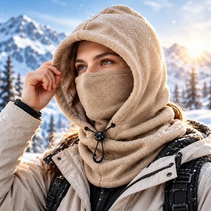 ❄️ 3-in-1 Thermal Fleece Balaclava Hood