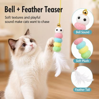 Automatic Door Hanging Cat Teaser Toy