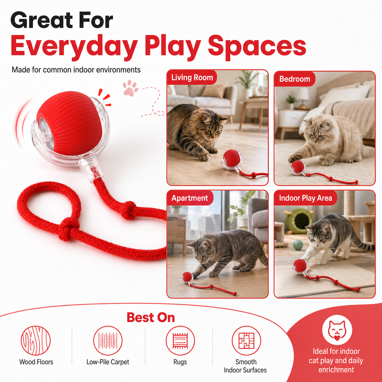 Interactive Cat Ball Toy
